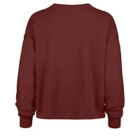 T-shirt court à manches longues pour femme '47 Cardinal Arizona Cardinals Muse Sydney