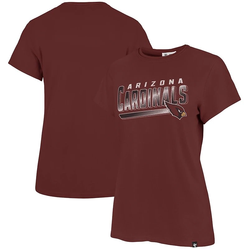 T-shirt pour femme '47 Cardinal Arizona Cardinals Pep Up Frankie