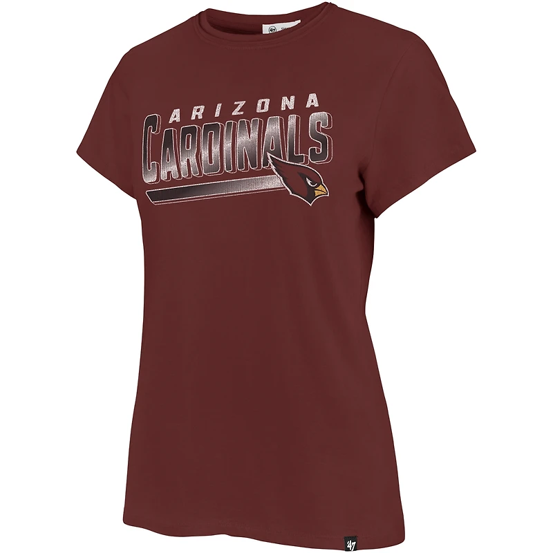 Women's '47 Cardinal Arizona Cardinals Pep Up Frankie T-Shirt