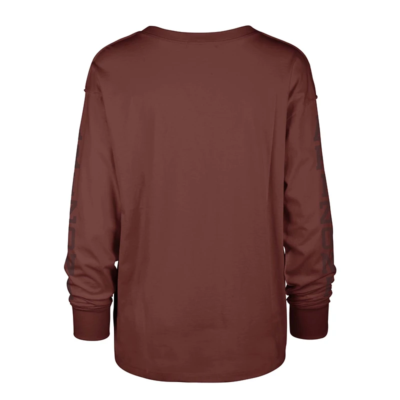 T-shirt à manches longues pour femmes '47 Cardinal Arizona Cardinals Tom Cat