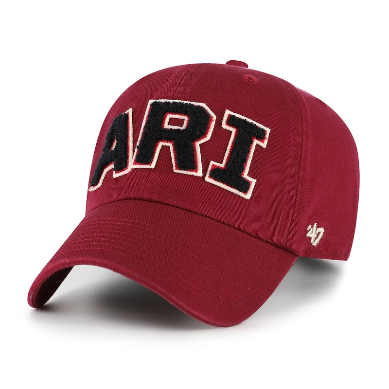 Casquette ajustable Zoey Clean Up pour femme '47 Cardinal Arizona Cardinals