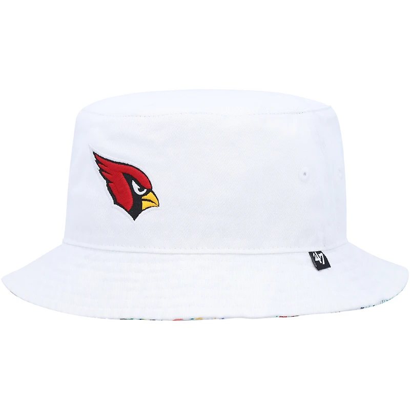 Chapeau '47 White Arizona Cardinals Highgrove Bucket pour femme