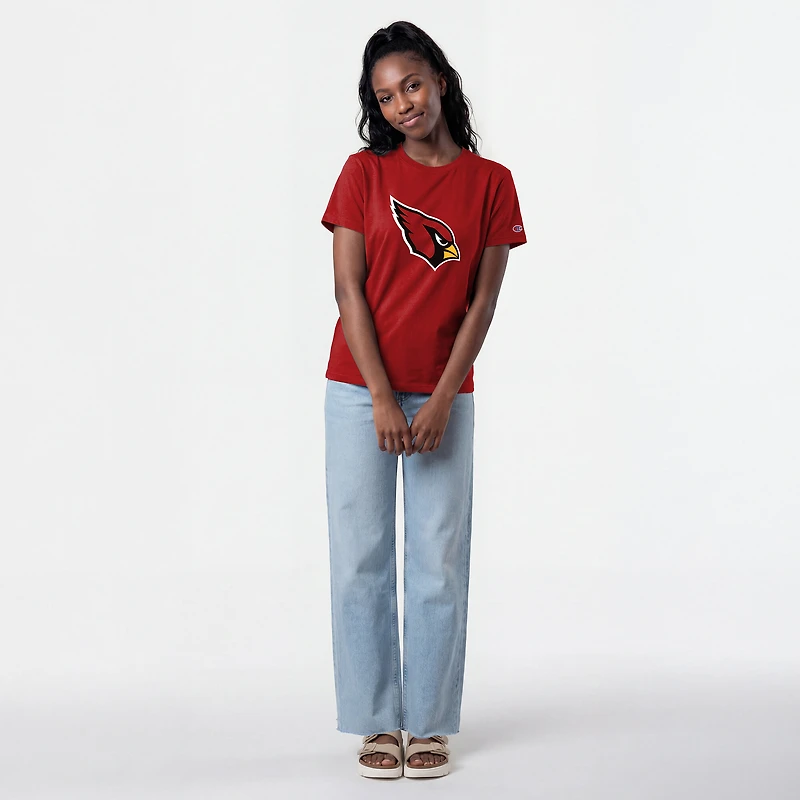 Women's Champion  Cardinal Arizona Cardinals Logo T-Shirt