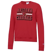 Women's Champion  Cardinal Arizona Cardinals Powerblend Fleece Sweatshirt