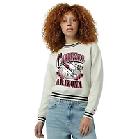 Women's Champion  Cream Arizona Cardinals Reverse Weave Fleece Sweatshirt