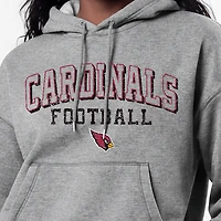 Women's Champion Gray Arizona Cardinals Triumph Tri-Blend Hoodie