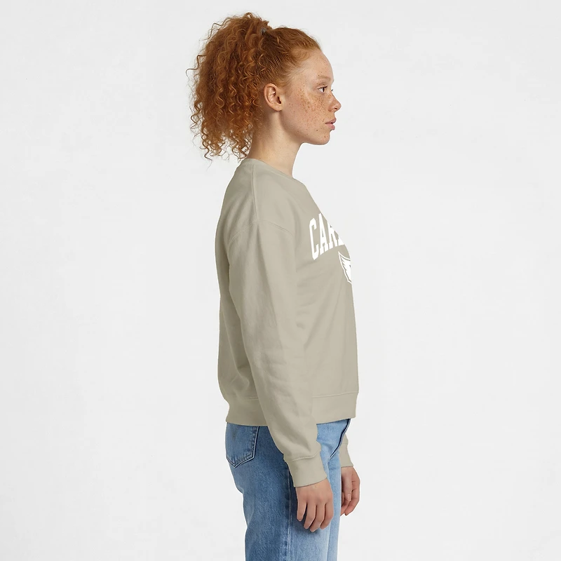 Sweat-shirt en polaire Powerblend au beurre de cacao marron clair pour femme