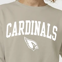 Women's Champion  Light Brown Arizona Cardinals Powerblend Cocoa Butter Fleece Sweatshirt