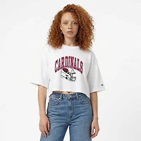 T-shirt court boyfriend blanc Champion Arizona Cardinals pour femme