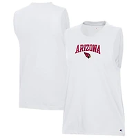 Women's Champion  White Arizona Cardinals Muscle Tank Top