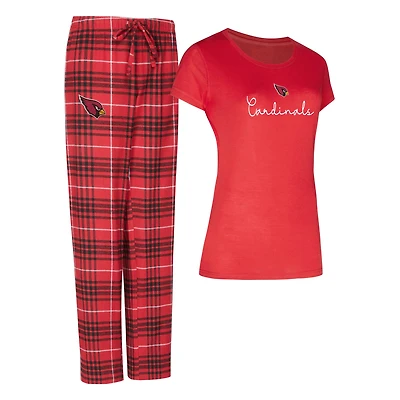 Ensemble de nuit Concepts Sport pour femme, haut et pantalon en flanelle Vector des Cardinals l'Arizona