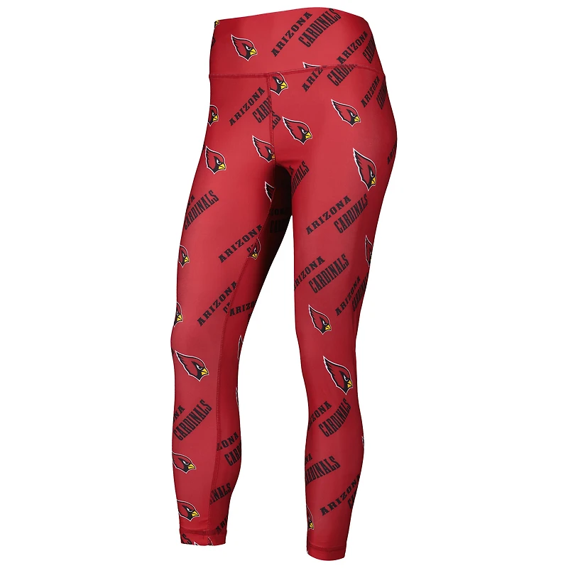 Concepts Sport Cardinal Arizona Cardinals Breakthrough Allover Print Lounge Legging pour femme