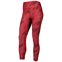 Concepts Sport Cardinal Arizona Cardinals Breakthrough Allover Print Lounge Legging pour femme