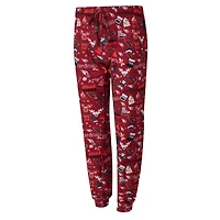 Women's Concepts Sport Cardinal Arizona Cardinals Chesnut Long Sleeve T-Shirt and Pant Sleep Set