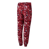 Women's Concepts Sport Cardinal Arizona Cardinals Chesnut Long Sleeve T-Shirt and Pant Sleep Set