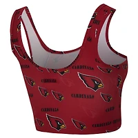 Women's Concepts Sport Cardinal Arizona Cardinals Mosaic Allover Print Bralette