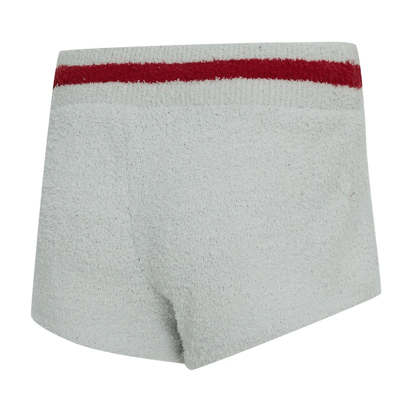 Ensemble sweat à capuche et short manches longues Whitley gris Arizona Cardinals pour femme Concepts Sport