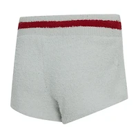 Ensemble sweat à capuche et short manches longues Whitley gris Arizona Cardinals pour femme Concepts Sport