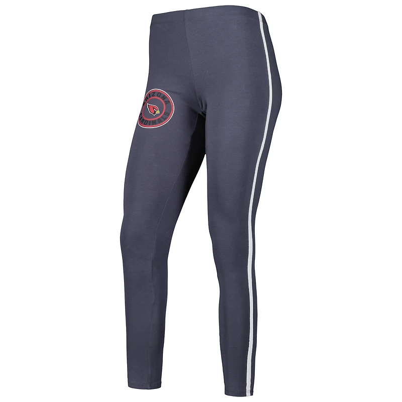 Ensemble de nuit Concepts Sport blanc/anthracite pour femme, haut et leggings Sonata des Cardinals l'Arizona