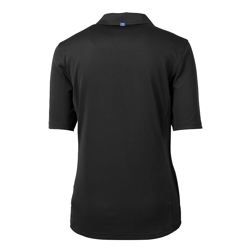 Women's Cutter & Buck Black Arizona Cardinals DryTec Virtue Eco Pique Recycled Polo