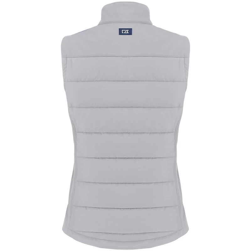Gilet zippé entièrement recyclé PrimaLoft Hybrid Eco Softshell pour femme, gris Cutter & Buck, des Cardinals de l'Arizona, Mark Evoke
