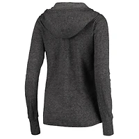 Sweat à capuche Fanatics noir pour femme, modèle Arizona Cardinals Doubleface Slub.