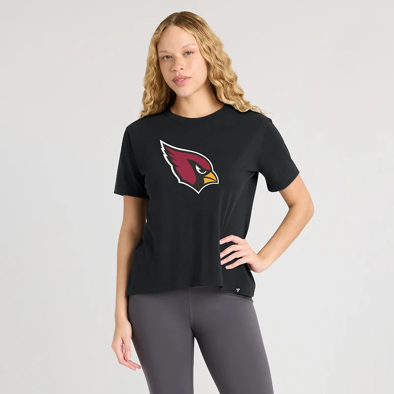 Women's Fanatics Black Arizona Cardinals Essential Legacy T-Shirt