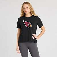 Women's Fanatics Black Arizona Cardinals Essential Legacy T-Shirt