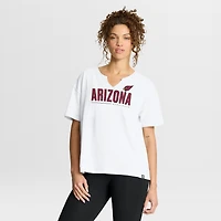 T-shirt boxy blanc Fanatics Redzone des Cardinals de l'Arizona pour femme