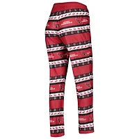 Women's FOCO Cardinal Arizona Cardinals Holiday Ugly Pajama Set