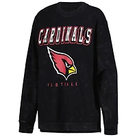 Sweat-shirt G-III 4Her by Carl Banks noir pour femme avec cordon confortable Arizona Cardinals