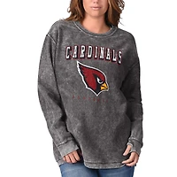 Sweat-shirt G-III 4Her by Carl Banks noir pour femme avec cordon confortable Arizona Cardinals