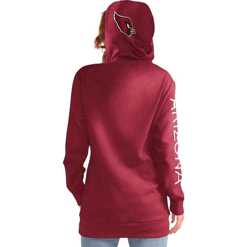 Sweat à capuche pour femme G-III 4Her by Carl Banks Cardinal Arizona Cardinals Extra Inning