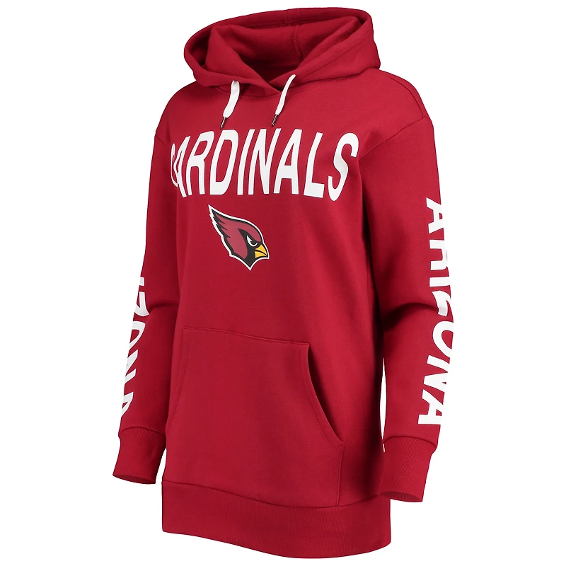 Sweat à capuche G-III 4Her by Carl Banks Cardinal Arizona Cardinals Extra Point pour femme