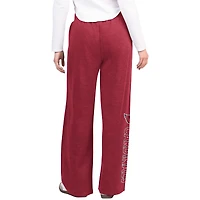 Women's G-III 4Her by Carl Banks Cardinal Arizona Cardinals Field Wide Leg Sweatpants
