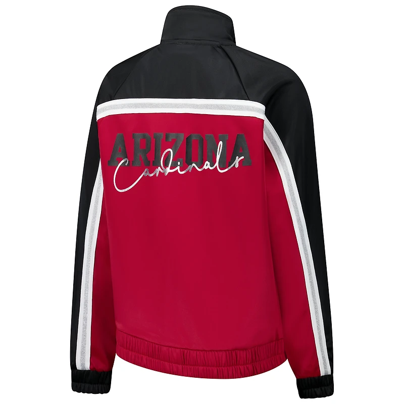 Veste de survêtement d'après-match entièrement zippée G-III 4Her par Carl Banks pour femme des Cardinals l'Arizona