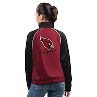 Women's G-III 4Her by Carl Banks Cardinal Arizona Cardinals Replay Full-Zip Track Jacket