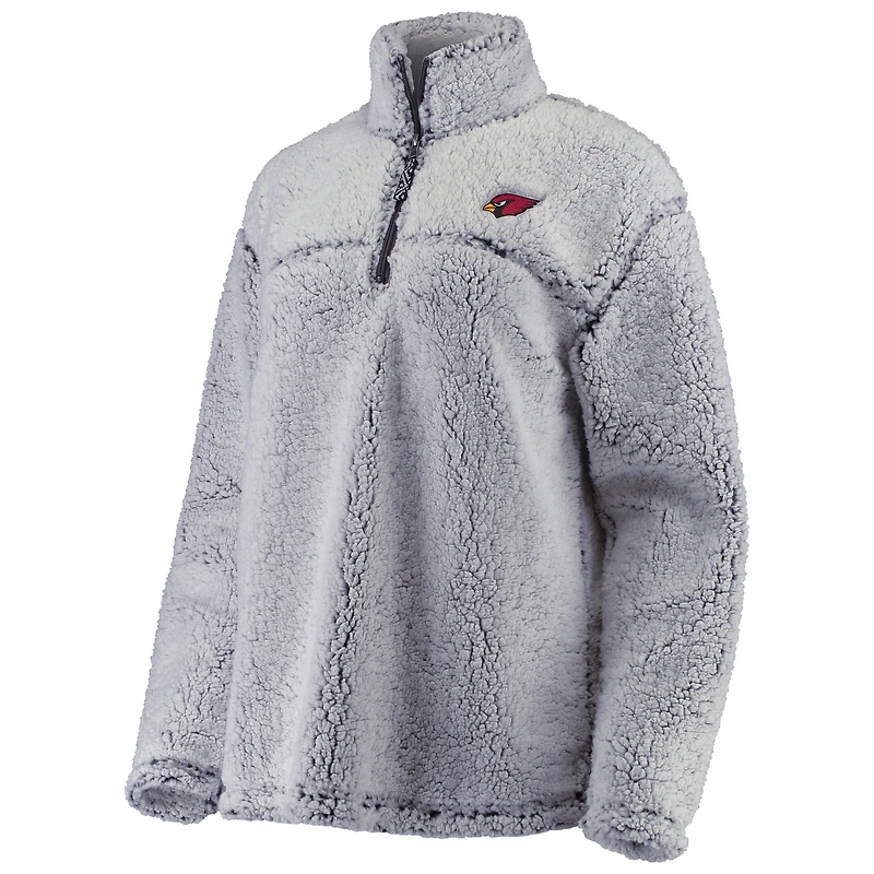 Veste à enfiler Sherpa G-III 4Her by Carl Banks pour femme, gris, Arizona Cardinals