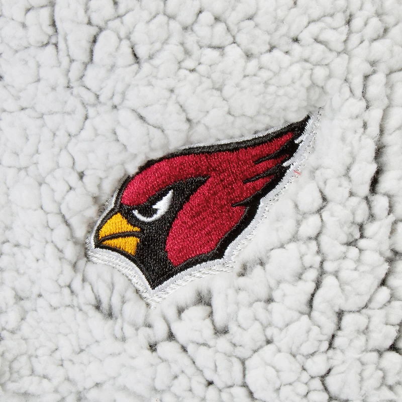 Veste à enfiler Sherpa G-III 4Her by Carl Banks pour femme, gris, Arizona Cardinals