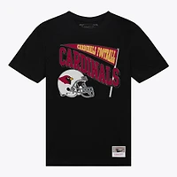 T-shirt noir Mitchell & Ness pour femme, motif petit ami dynamique de l'équipe des Cardinals l'Arizona