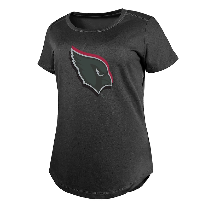 T-shirt New Era Charcoal Arizona Cardinals 2024 NFL Draft pour femme