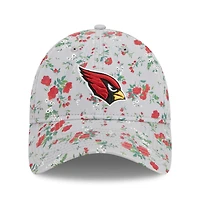 Women's New Era Gray Arizona Cardinals Bouquet 9TWENTY Adjustable Hat