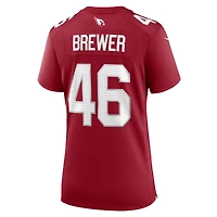 Maillot de match Nike Aaron Brewer Cardinal Arizona Cardinals pour femme