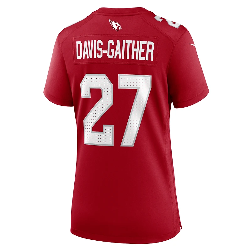 Women's Nike Akeem Davis-Gaither  Cardinal Arizona Cardinals Team Game Jersey