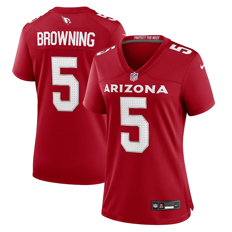 Maillot de match Nike Baron Browning Cardinal pour femme des Cardinals l'Arizona