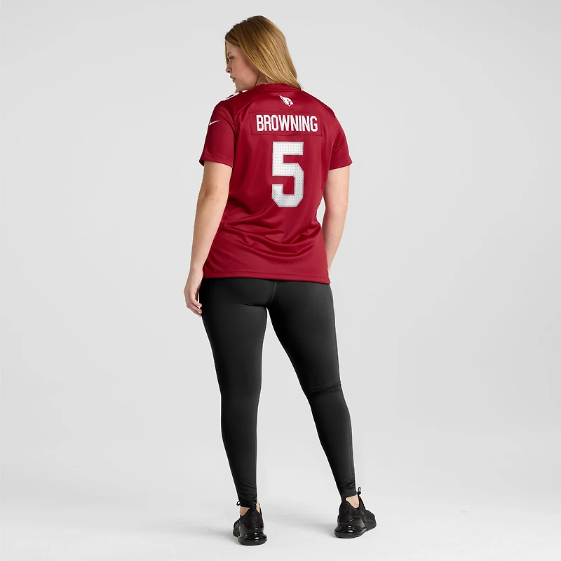 Women's Nike Baron Browning Cardinal Arizona Cardinals Team Game Jersey