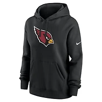 Sweat à capuche en polaire Nike Arizona Cardinals Club noir pour femme