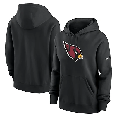 Sweat à capuche en polaire Nike Arizona Cardinals Club noir pour femme