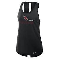 Débardeur Nike noir Arizona Cardinals Crossback Dri-FIT pour femme