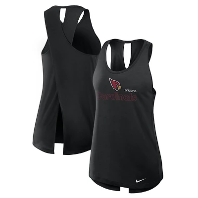 Débardeur Nike noir Arizona Cardinals Crossback Dri-FIT pour femme